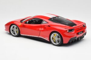 Ferrari 488 GTB Czerwony Bburago 1:18 18-76102 Metal — zdjęcie 7 z 8