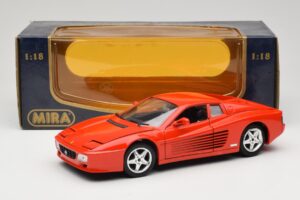 Ferrari 512 TR Czerwony Mira 1:18 6144 Metal — zdjęcie 8 z 8