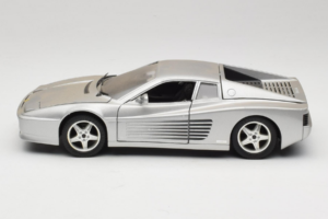 Ferrari 512 TR Srebrny Mira 1:18 6178-B1 Metal — zdjęcie 4 z 8