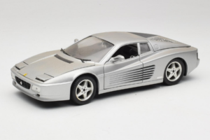 Ferrari 512 TR Srebrny Mira 1:18 6178-B1 Metal