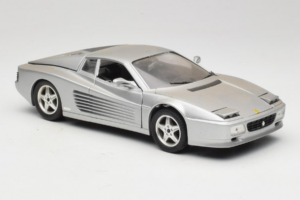 Ferrari 512 TR Srebrny Mira 1:18 6178-B1 Metal — zdjęcie 6 z 8