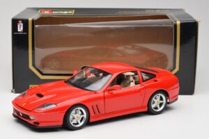 Ferrari 550 Maranello Czerwony Bburago 1:18 3064 Metal — zdjęcie 8 z 8