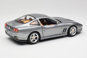 Ferrari 550 Maranello Srebrny Bburago 1:18 3344 Metal — zdjęcie 3 z 8