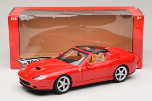 Ferrari 575M Superamerica Czerwony Hot Wheels 1:18 J2858 Metal — zdjęcie 8 z 8