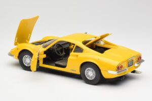Ferrari Dino 246 GT Żółty Anson 1:18 30301W Metal — zdjęcie 5 z 8