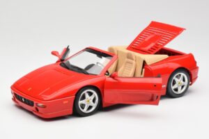 Ferrari F355 Spider Czerwony Hot Wheels 1:18 25733 Metal — zdjęcie 2 z 8