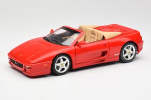 Ferrari F355 Spider Czerwony Hot Wheels 1:18 25733 Metal