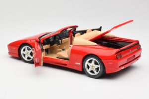 Ferrari F355 Spider Czerwony Hot Wheels 1:18 25733 Metal — zdjęcie 5 z 8
