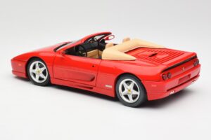 Ferrari F355 Spider Czerwony Hot Wheels 1:18 25733 Metal — zdjęcie 7 z 8