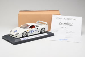 Ferrari F40 Autoliv Biały Edycja Limitowana 150 szt Exclusive Cars 1:18 EC001 Metal — zdjęcie 9 z 9