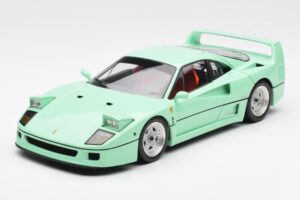 Ferrari F40 Miętowy Zielony Kyosho 1:18 08416MG Metal — zdjęcie 3 z 10
