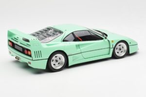 Ferrari F40 Miętowy Zielony Kyosho 1:18 08416MG Metal — zdjęcie 4 z 10