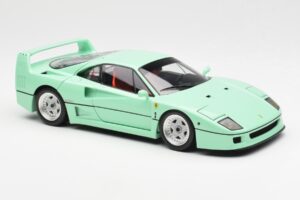 Ferrari F40 Miętowy Zielony Kyosho 1:18 08416MG Metal — zdjęcie 8 z 10
