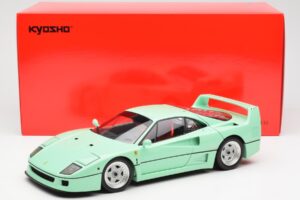 Ferrari F40 Miętowy Zielony Kyosho 1:18 08416MG Metal — zdjęcie 10 z 10