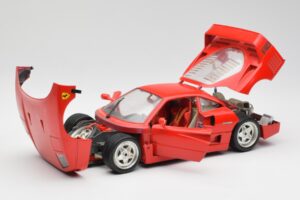 Ferrari F40 Czerwony Bburago 1:18 3032 Metal — zdjęcie 2 z 8