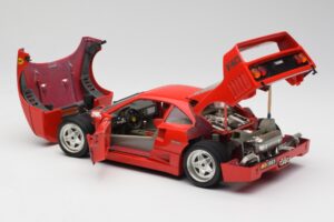 Ferrari F40 Czerwony Bburago 1:18 3032 Metal — zdjęcie 5 z 8