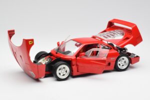 Ferrari F40 Czerwony Hot Wheels 1:18 23911 Metal — zdjęcie 2 z 8