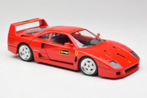 Ferrari F40 Czerwony Bburago 1:18 3332 Metal — zdjęcie 6 z 8