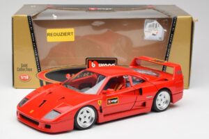 Ferrari F40 Czerwony Bburago 1:18 3332 Metal — zdjęcie 8 z 8