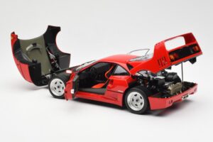 Ferrari F40 Czerwony Kyosho 1:18 08416R2 Metal — zdjęcie 7 z 10