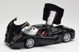 Ferrari F50 Czarny Hot Wheels 1:18 23910 Metal — zdjęcie 2 z 8
