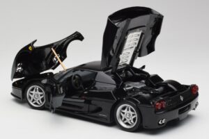 Ferrari F50 Czarny Hot Wheels 1:18 23910 Metal — zdjęcie 5 z 8
