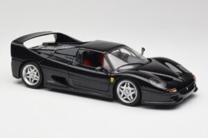 Ferrari F50 Czarny Hot Wheels 1:18 23910 Metal — zdjęcie 6 z 8