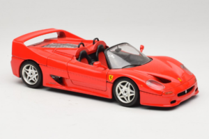 Ferrari F50 Cabrio Czerwony Bburago 1:18 3372-P1 Metal — zdjęcie 6 z 8