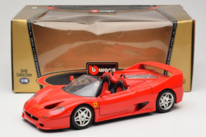 Ferrari F50 Cabrio Czerwony Bburago 1:18 3372-P1 Metal — zdjęcie 8 z 8