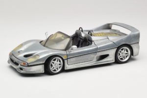 Ferrari F50 Kabriolet Chrome Silver Edycja Limitowana Hot Wheels 1:18 25741 Metal