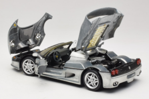 Ferrari F50 Kabriolet Chrome Silver Edycja Limitowana Hot Wheels 1:18 25741 Metal — zdjęcie 5 z 8