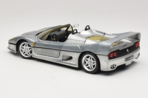 Ferrari F50 Kabriolet Chrome Silver Edycja Limitowana Hot Wheels 1:18 25741 Metal — zdjęcie 7 z 8