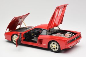 Ferrari F512 M Czerwony Hot Wheels 1:18 29758 Metal — zdjęcie 5 z 8