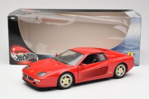 Ferrari F512 M Czerwony Hot Wheels 1:18 29758 Metal — zdjęcie 8 z 8