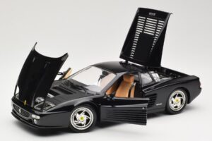 Ferrari F512M Czarny Hot Wheels 1:18 23922 Metal — zdjęcie 2 z 8
