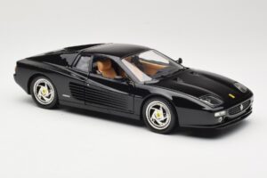 Ferrari F512M Czarny Hot Wheels 1:18 23922 Metal — zdjęcie 6 z 8