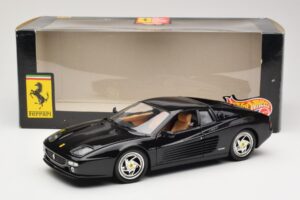 Ferrari F512M Czarny Hot Wheels 1:18 23922 Metal — zdjęcie 8 z 8