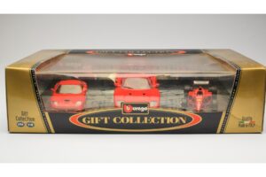 Ferrari Promo Set F40 550 Maranello Scuderia Ferrari F310 F1 1996 Bburago 1:18 FERRARI001 Metal — zdjęcie 2 z 2
