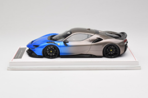 Ferrari SF90 Novitec Blue Grey Metallic IVY 1:18 REMC029 Żywica