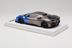 Ferrari SF90 Novitec Blue Grey Metallic IVY 1:18 REMC029 Żywica — zdjęcie 5 z 7