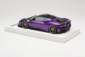 Ferrari SF90 Stradale Novitec Purple Metallic IVY 1:18 REMC021 Żywica — zdjęcie 5 z 7