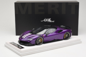 Ferrari SF90 Stradale Novitec Purple Metallic IVY 1:18 REMC021 Żywica — zdjęcie 7 z 7