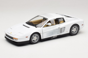 Ferrari Testarossa Biały Miami Vice Hot Wheels 1:18 P9904 Metal