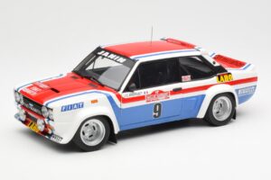 Fiat 131 Abarth Fiat France #9 J-C. Andruet / C. Delferrier Winner Rally Sanremo 1977 Kyosho 1:18 08375A Metal
