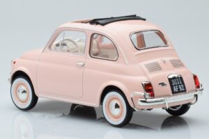 Fiat 500 L Różowy Special Birth Pack Norev 1:18 187774 Metal — zdjęcie 5 z 6