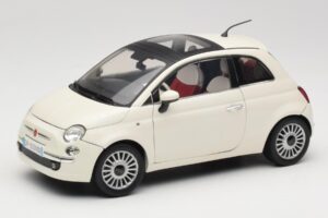Fiat 500 Biały Mondo Motors 1:18 500291 Metal