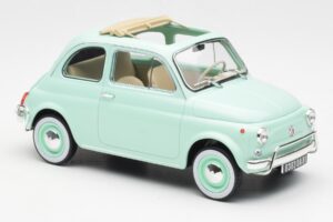 Fiat 500L Pastel Niebieski Norev 1:18 187777 Metal — zdjęcie 4 z 6