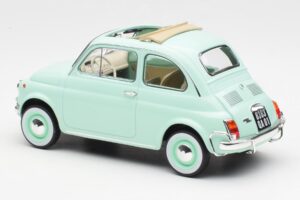 Fiat 500L Pastel Niebieski Norev 1:18 187777 Metal — zdjęcie 5 z 6