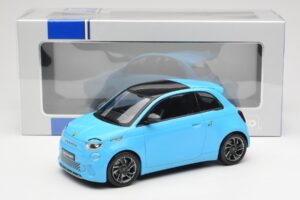Abarth 500e Niebieski IXO 1:18 MCG18499 Metal — zdjęcie 6 z 6