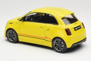 Abarth 500e Żółty IXO 1:18 MCG18498 Metal — zdjęcie 5 z 6